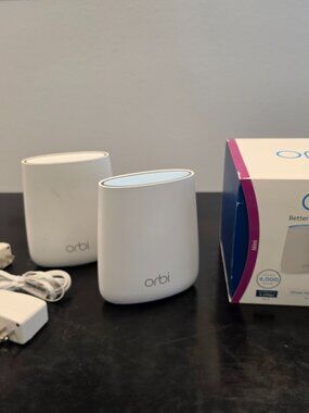 Netgear Orbi Tri-Band Mesh WiFi Router System (includes one Satellite)